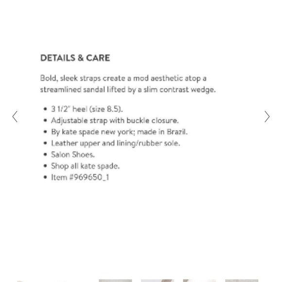 Kate Spade Wedges Sz 10 Gold Heels Metallic Sandals Party Shoes Strappy NEW - Picture 13 of 13